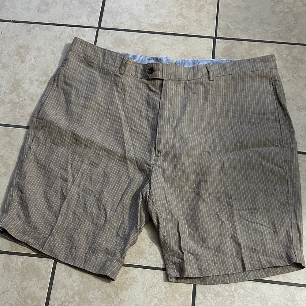 Daniel Cremieux Brown Striped Men's Shorts